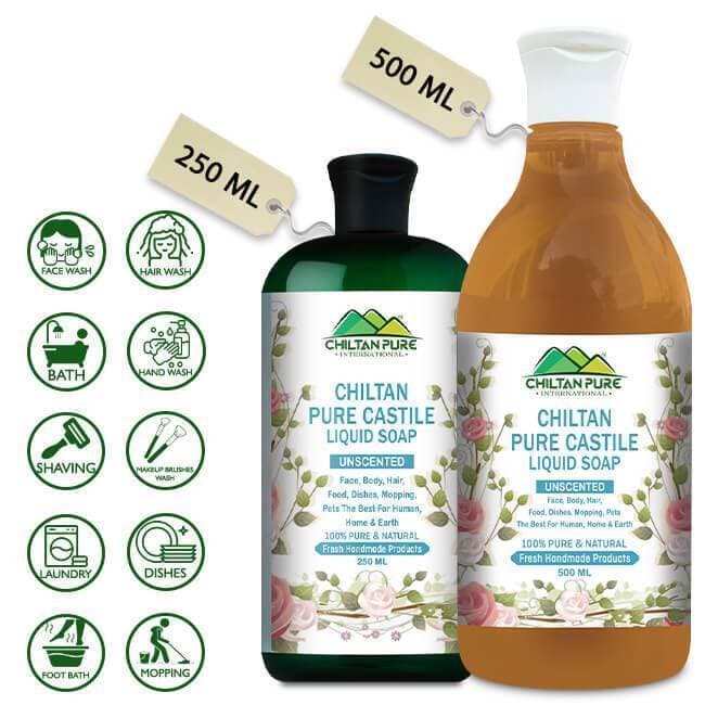 Chiltan Pure Pure Castile Unscented Liquid Hand Soap