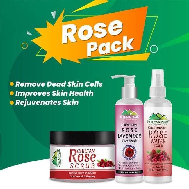 Chiltan Pure Rose Pack - Makes Smooth & Refreh Skin