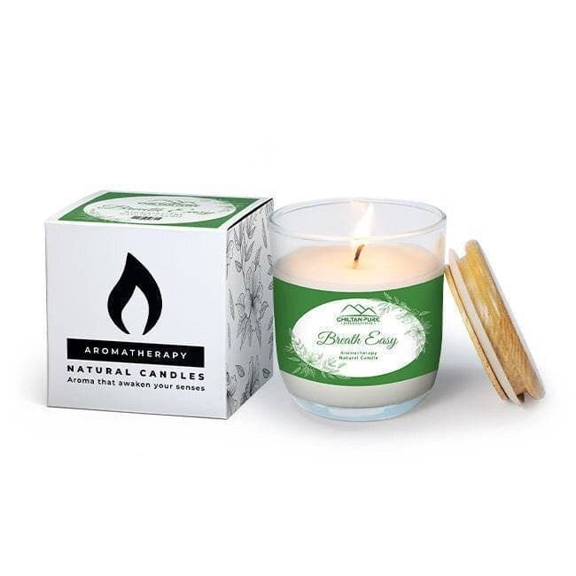 Chiltan Pure Breath Easy Aromatherapy Candle - Aroma That Awakens Your Senses - 500G