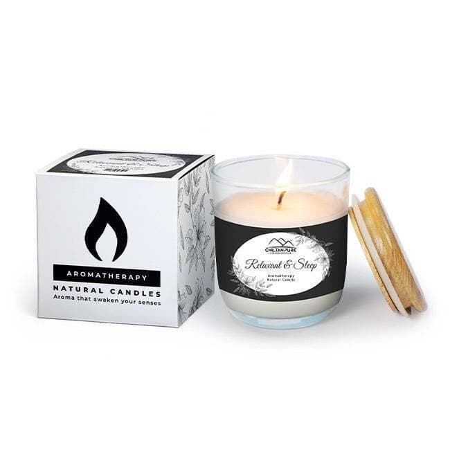 Chiltan Pure Relaxant & Sleep Aromatherapy Candle - The Flame To Relax You