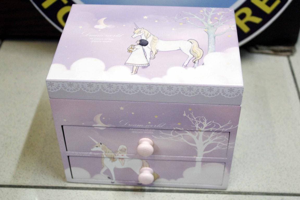 Dream World Wooden Musical Jewelry Box (CS20052)