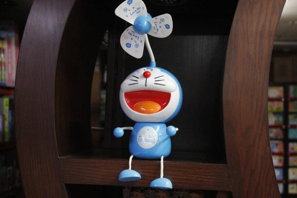 Doremon Rechargeable Fan and Lamp (LD188)