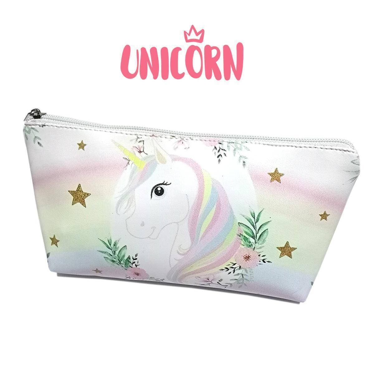 Unicorn Compact Pencil Case Zipper Pouch for kids