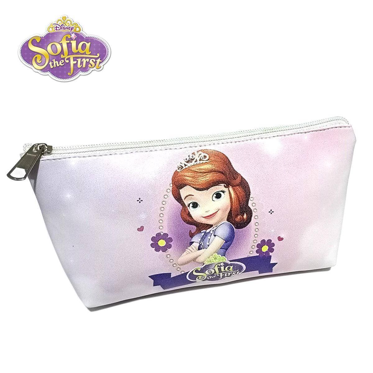 Princess Sofia Compact Pencil Case Zipper Pouch for kids