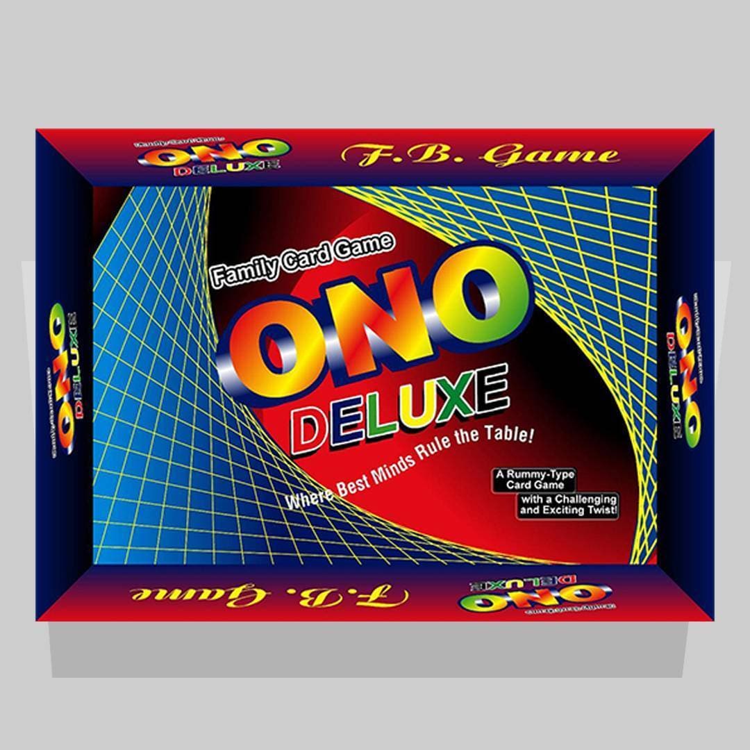 ONO - UNOCard Game, DELUXE Pack, Black Edition