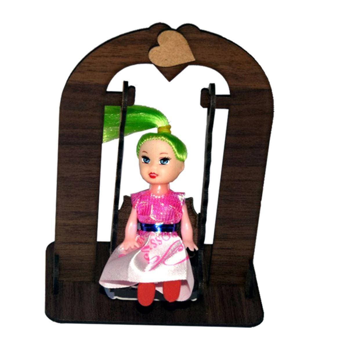 Toy swing with Doll