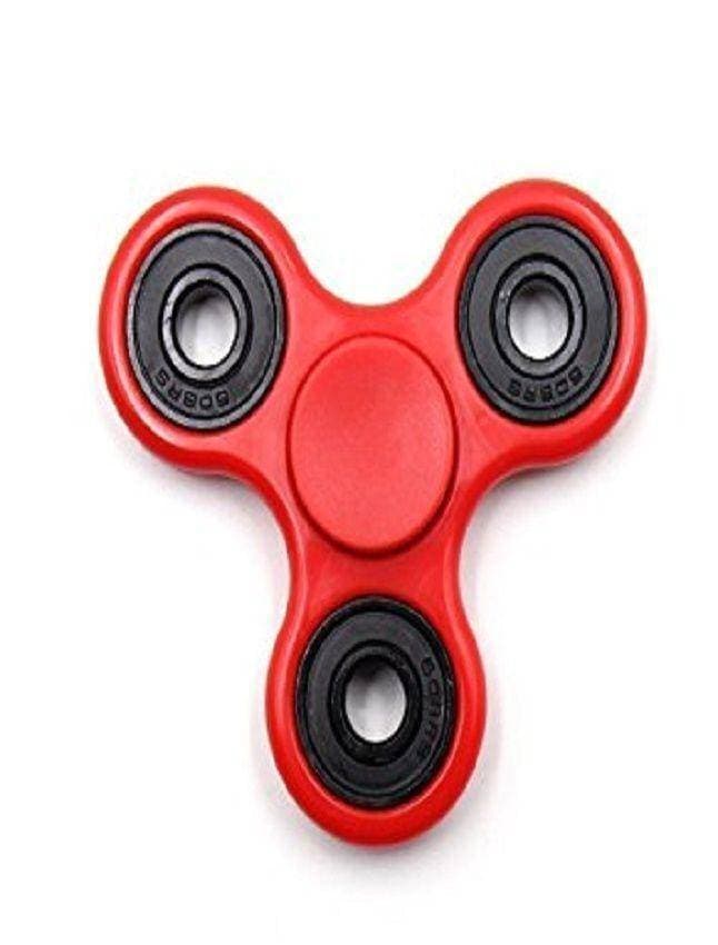 Fidget Spinner - Stress Reducer Toy - Red-(K.S.)