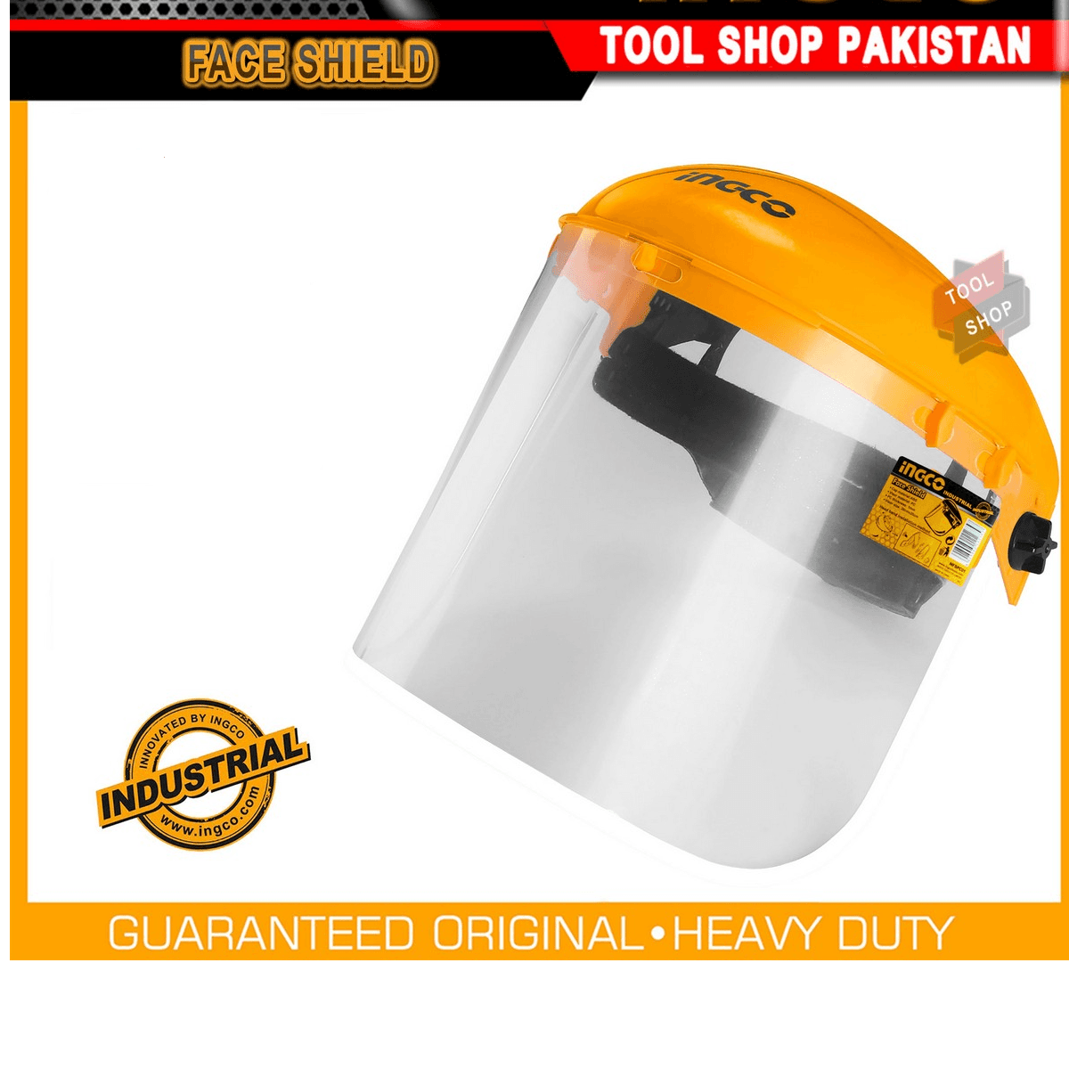 Ingco Industrial Universal Safety Anti-Fog Welding Grinding Face Shield