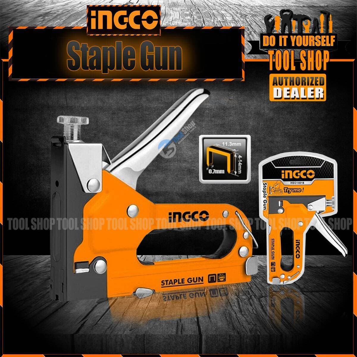 Ingco Tools Original 100% Steel Staple Machine With Quick Jam Release