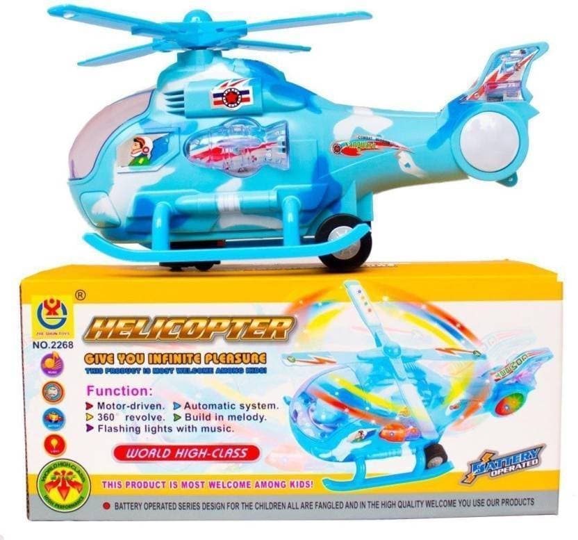 Helicopter Toy With Flashing Light And Music