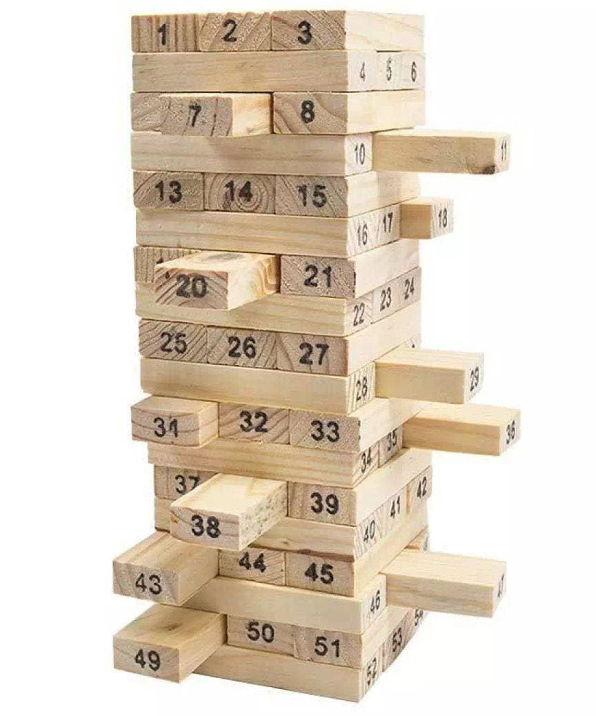 Classic Jenga Wooden Stacking Tower Board Game