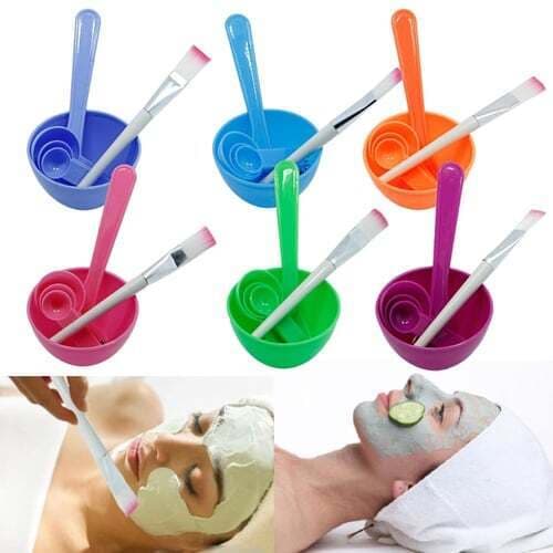DIY Facial Beauty Mask Bowl with Stick Brush