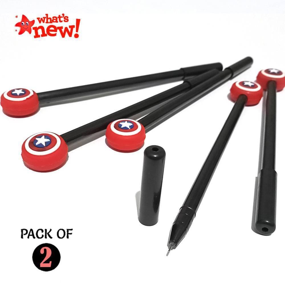 Pack of 2 Captain America Gel Pen for kids