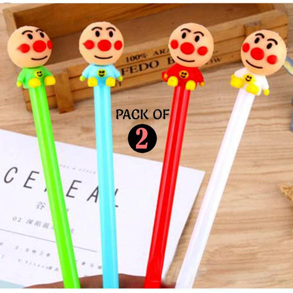 Pack of 2 Funny Clown Gel Pens for Kids Gift