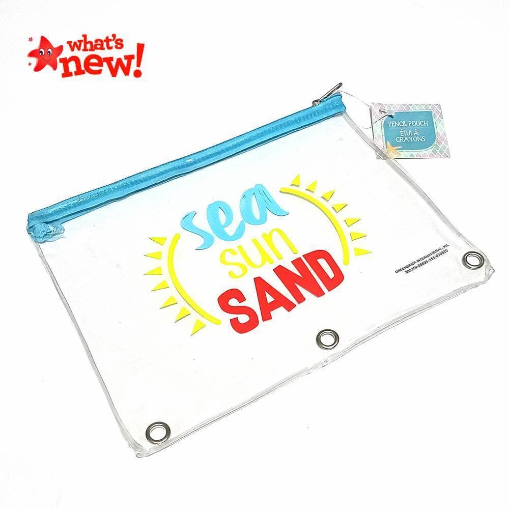 Big Size Transparent Pencil Case Zipper Pouch for kids