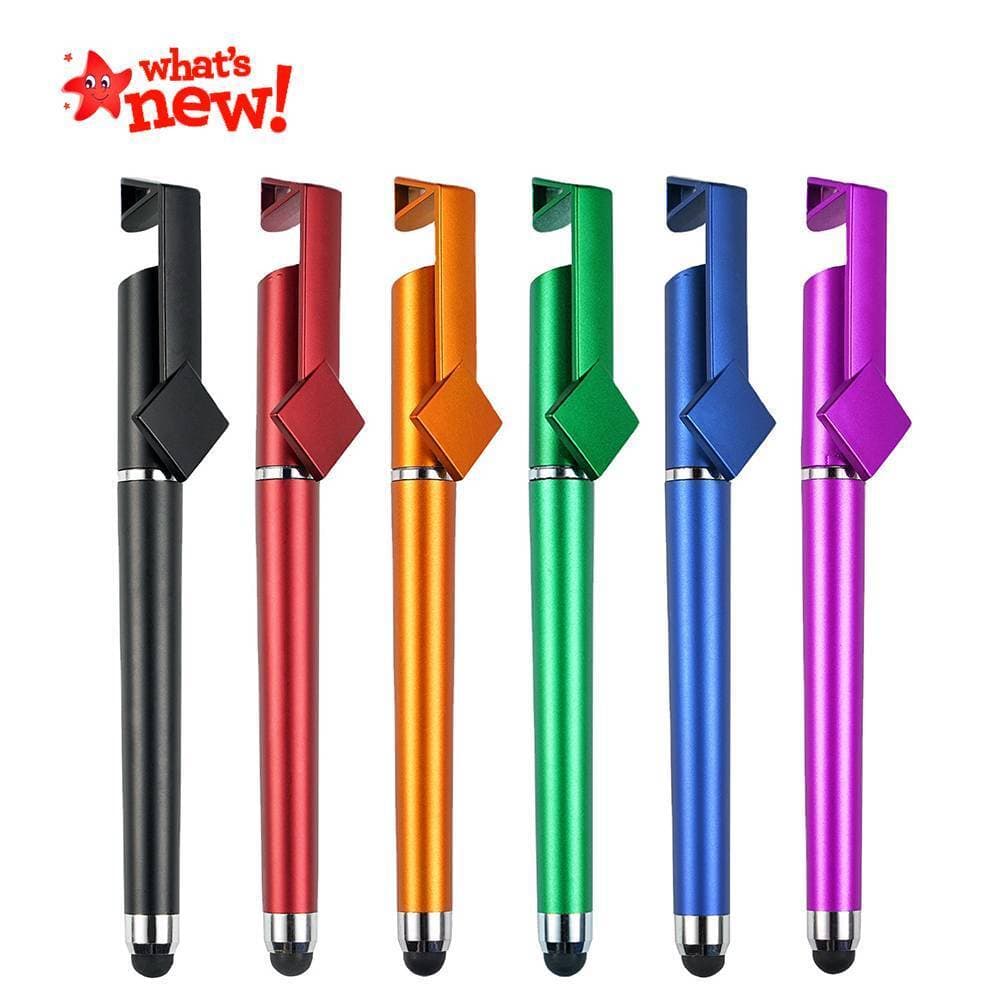 Pack of 2 Multi-Function Ball Pen with Mobile Holder