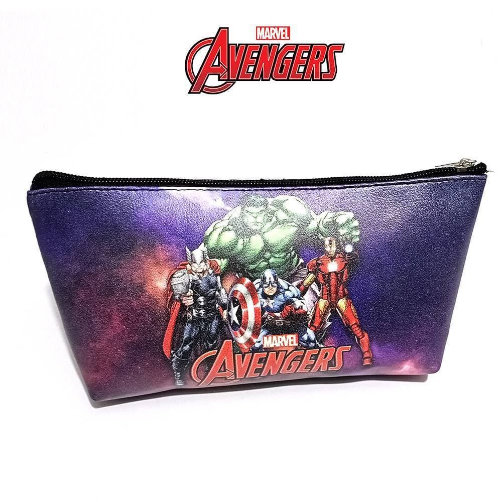 Super Hero Compact Pencil Case Zipper Pouch for kids