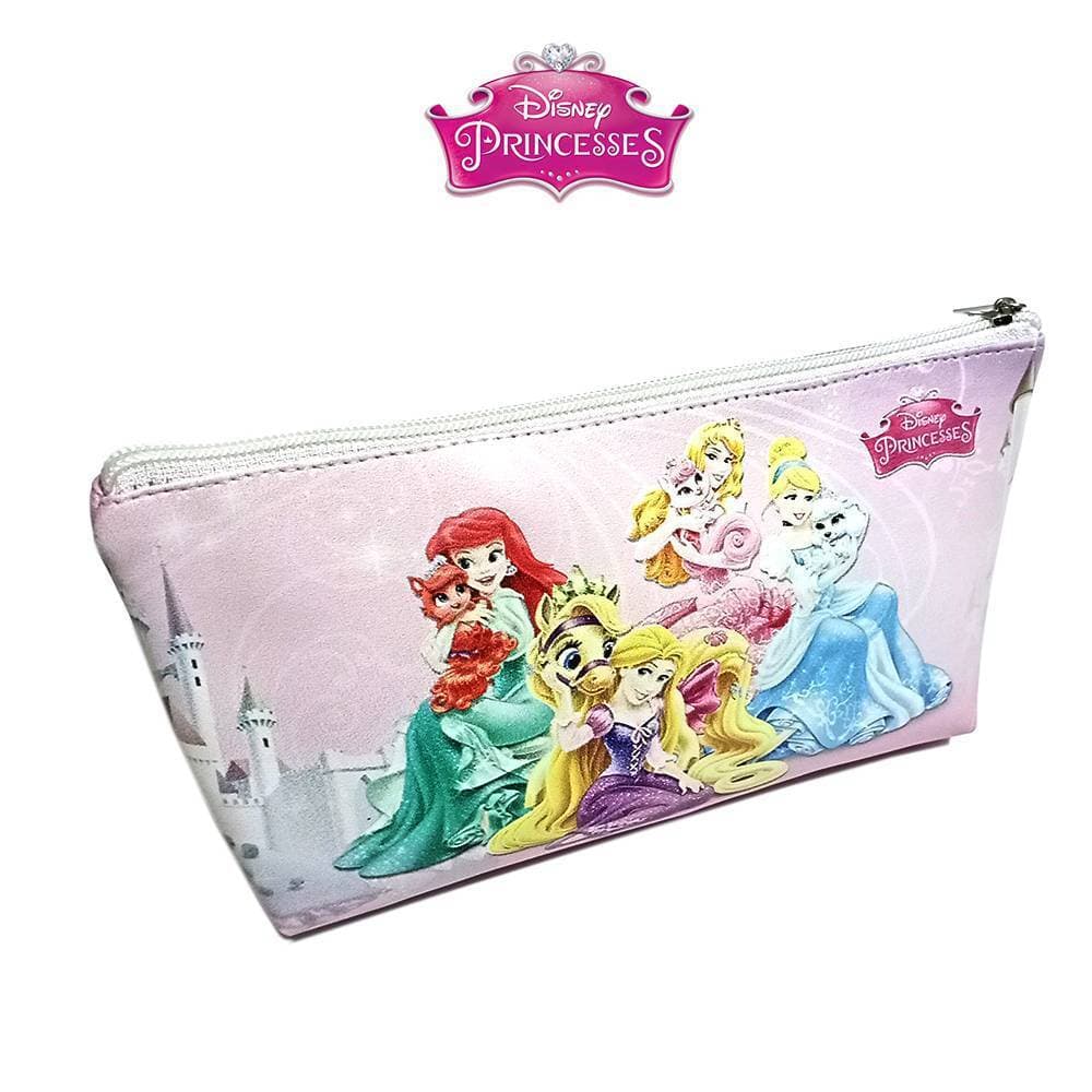 Princess Compact Pencil Case Duel Zipper Pouch for kids