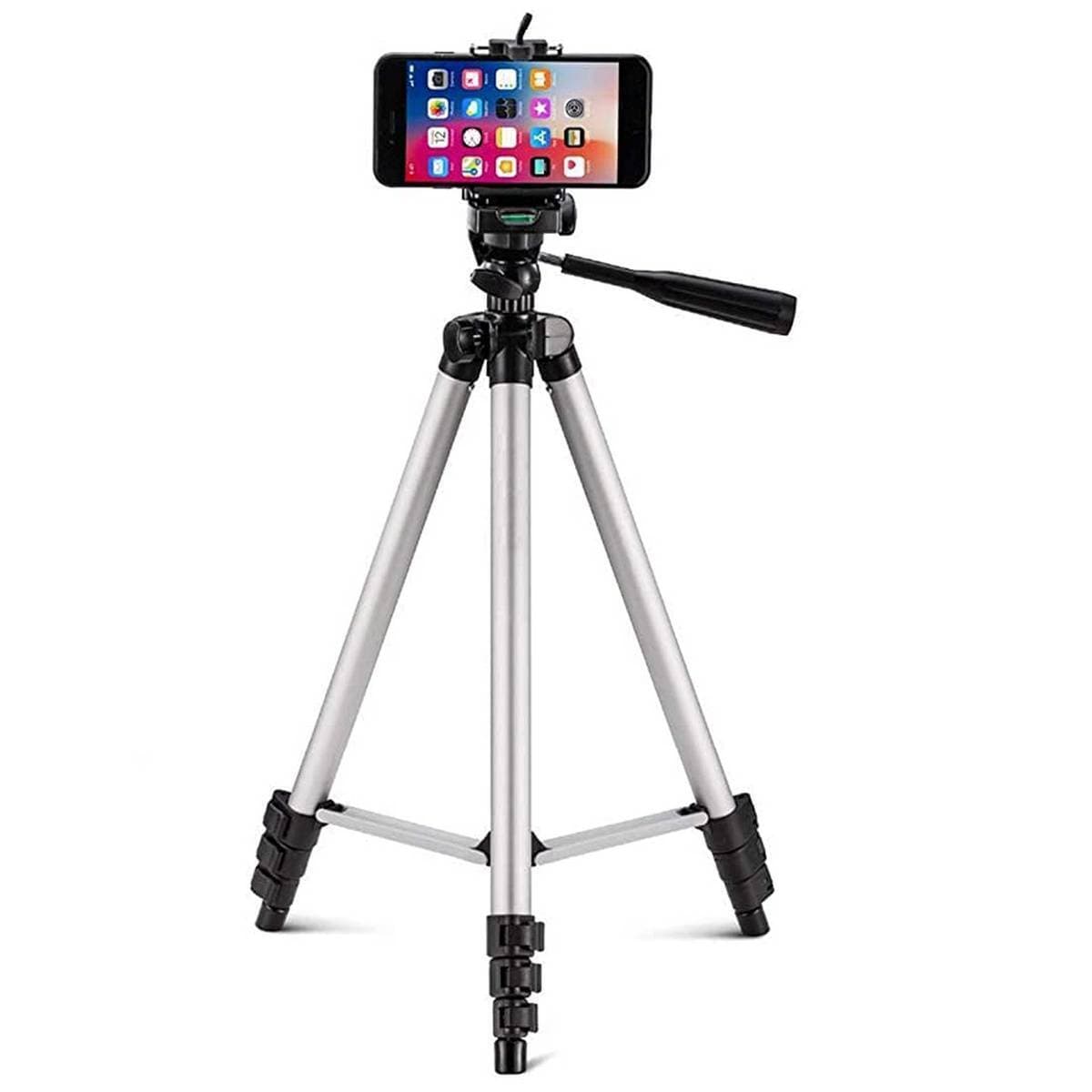 Aluminium Tripod Stand Adjustable Portable 4.5 Feet With Carry Case