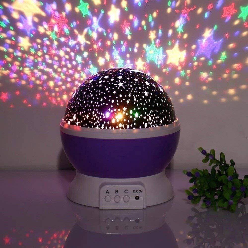 Dream Rotating Lamp Room Decor Lights Stars Sky Led Table Night Lamp