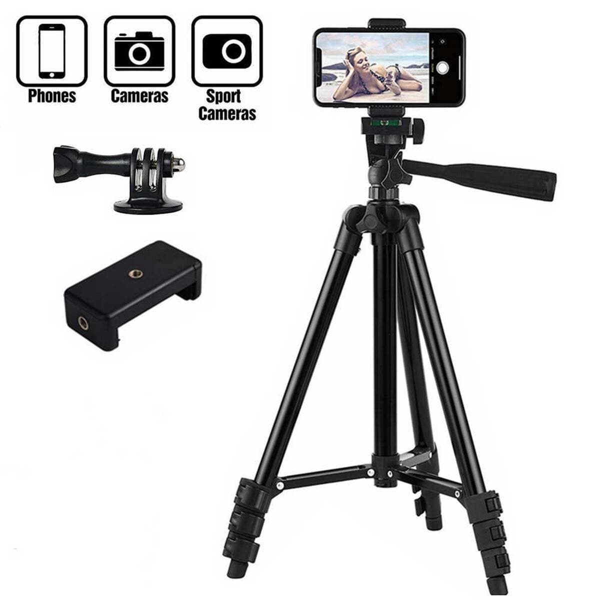 Aluminum Professional 4.5 Ft/ 55 Inch Tripod For Dslr Mobile Phone Photography