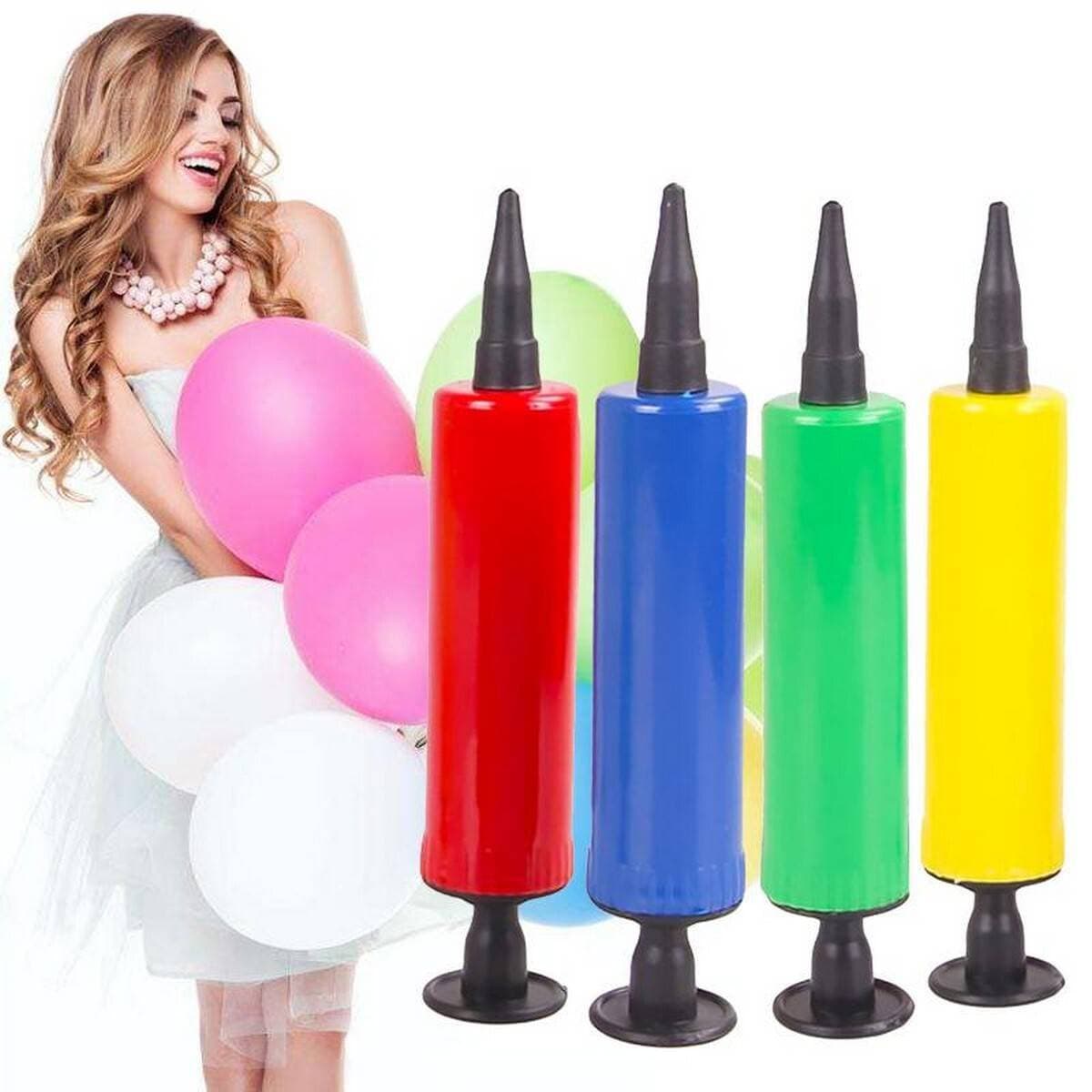 Small Plastic Balloon Air Pump For Birthdays - Pack of 2