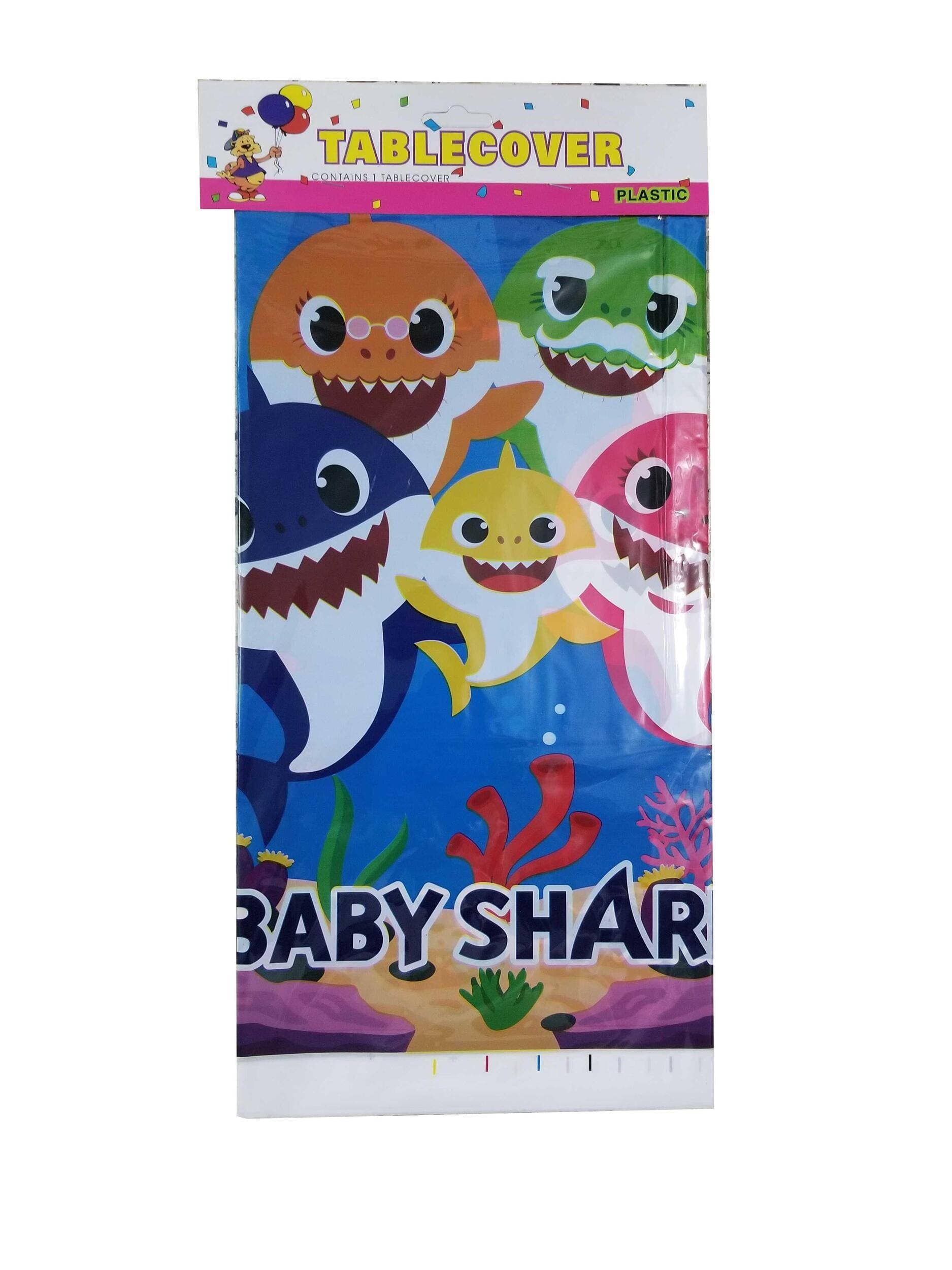 Baby Shark Plastic Table Cover (180 x 108 cm) For Birthday Party