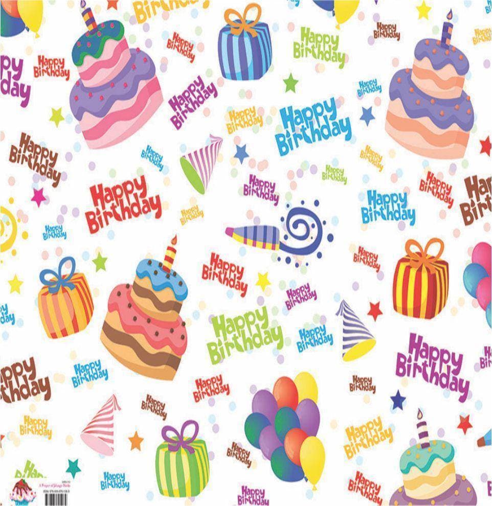 Wrapping Sheet Cakes & Gifts - Pack of 25 Pcs