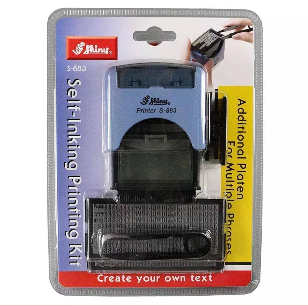 Shiny S-883 Self Inking Stamp Printing Kit DIY Set
