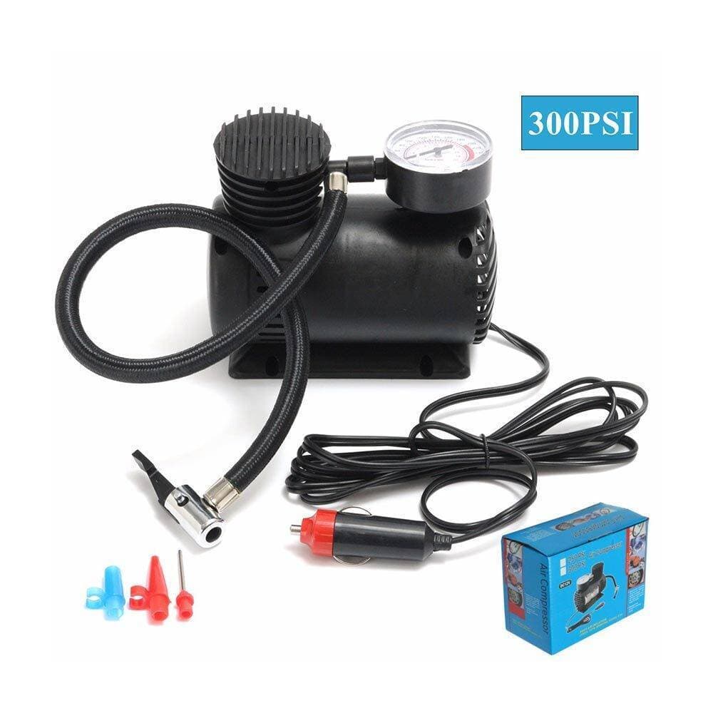 12V 300 PSI Portable Auto Electric Car Pump Air Compressor Tire Inflator Tool