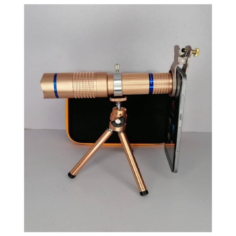 26X Telephoto Mobile Zoom Camera Lens With Tripod - Rose Gold