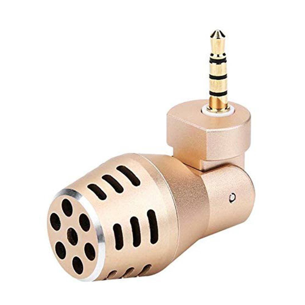 BOYA BY-A100 Omni Directional Condenser Audio Recorder Microphone for IOS & Android Phones - Golden