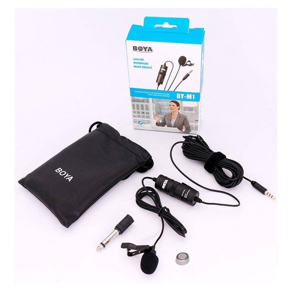 BOYA BY-M1 Compact On-Camera Video Microphone Youtube Vlogging Recording Mic for Smartphone & DSLR