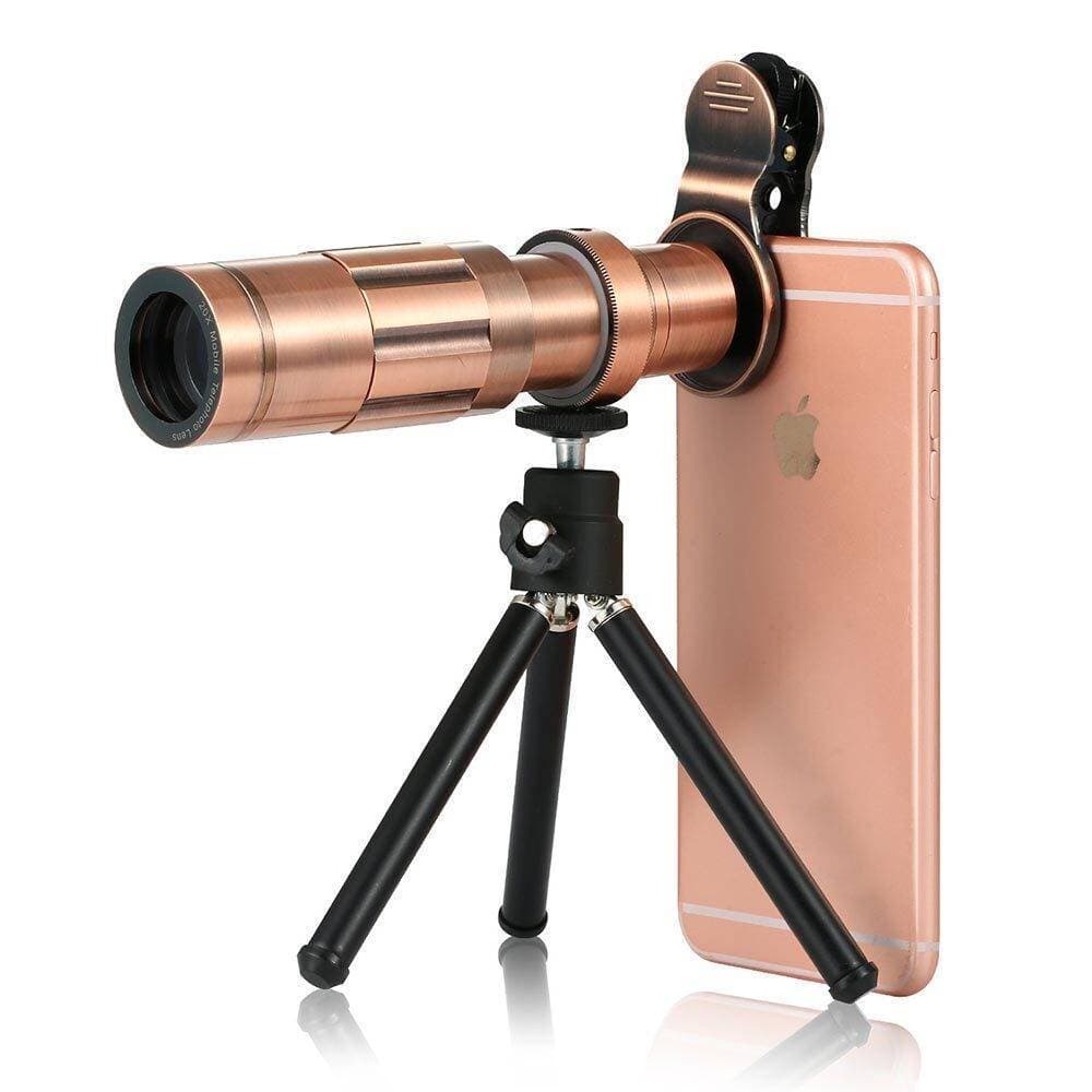 Phone Lens 20x Zoom Telephoto Lens With Universal Clip And Mini Flexible Tripod
