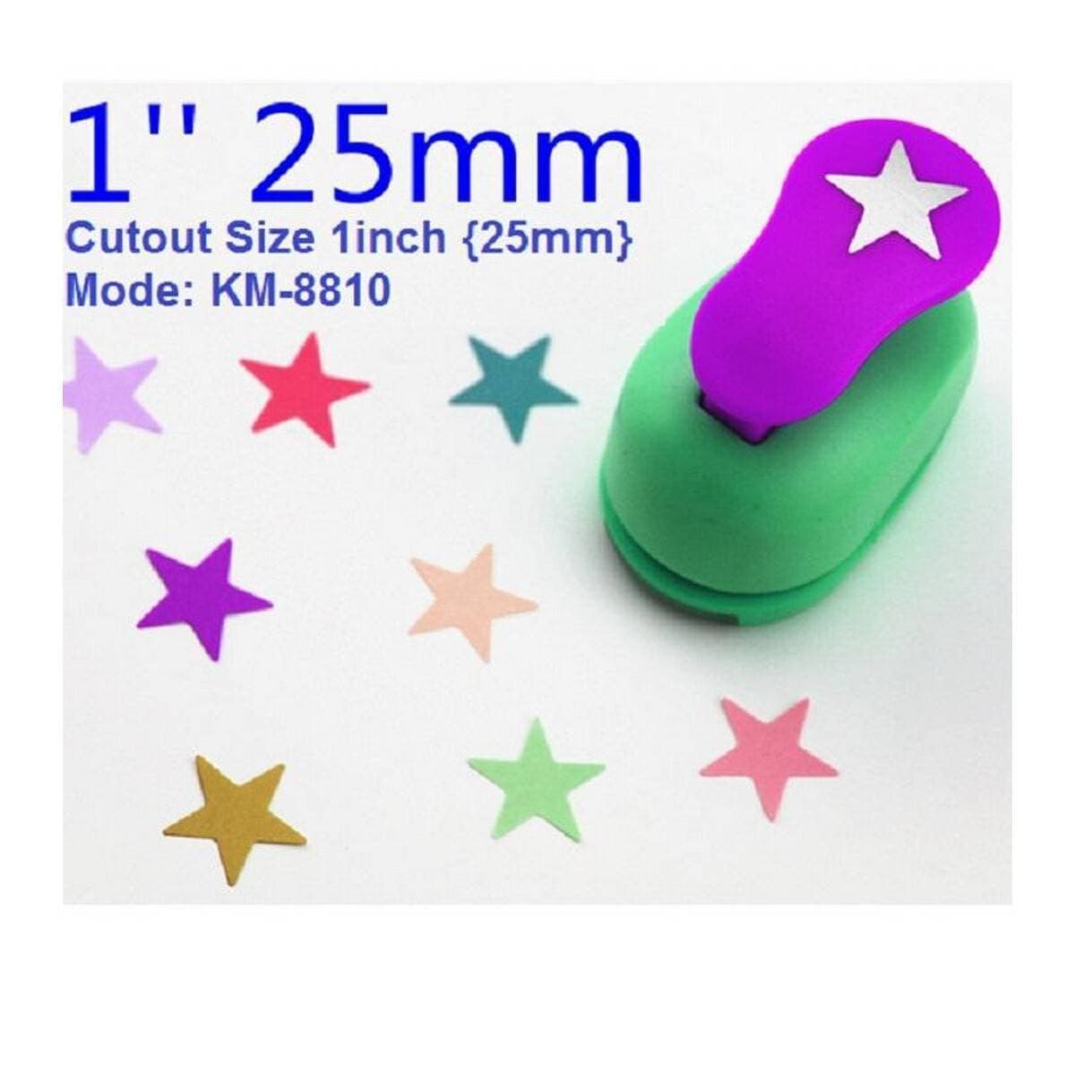 Km8810 1Inch Dia Cut - Star Design Punching Machine Diy Craft Punch Shape Cutter