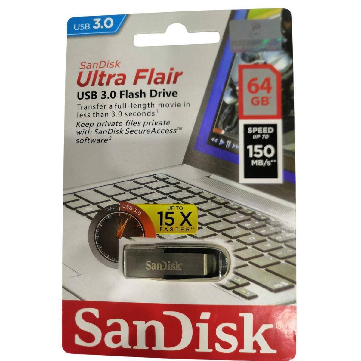 64GB USB Flash Drive Speed 2.0 Flash Memory