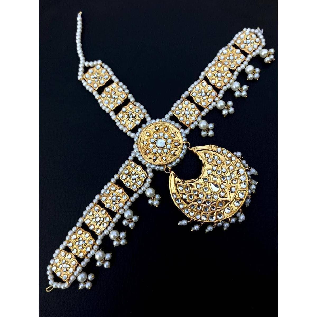 Beautiful Design Fashionable Golden Matha Patti