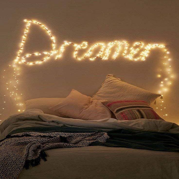 20 Feet Golden Fairy Light String - 220V