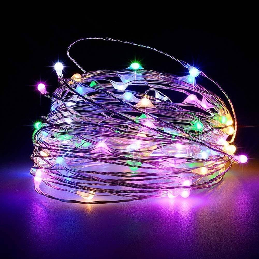 20 Feet Multi RGB Fairy Light String For Parties & Weddings - 220V