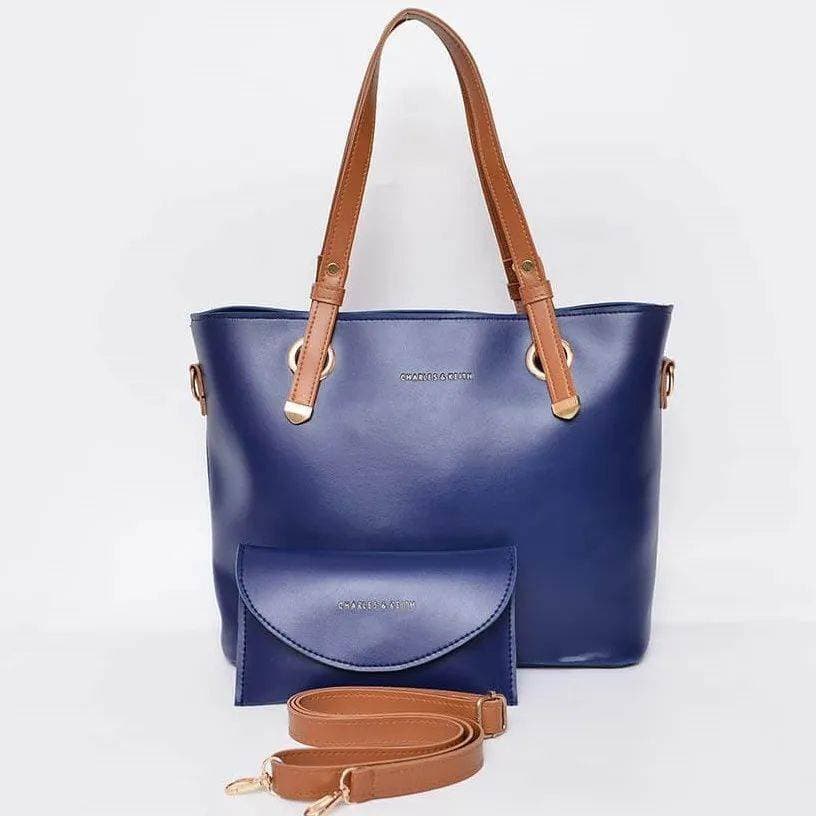 Vintage Large Tote Bag For Women - Blue