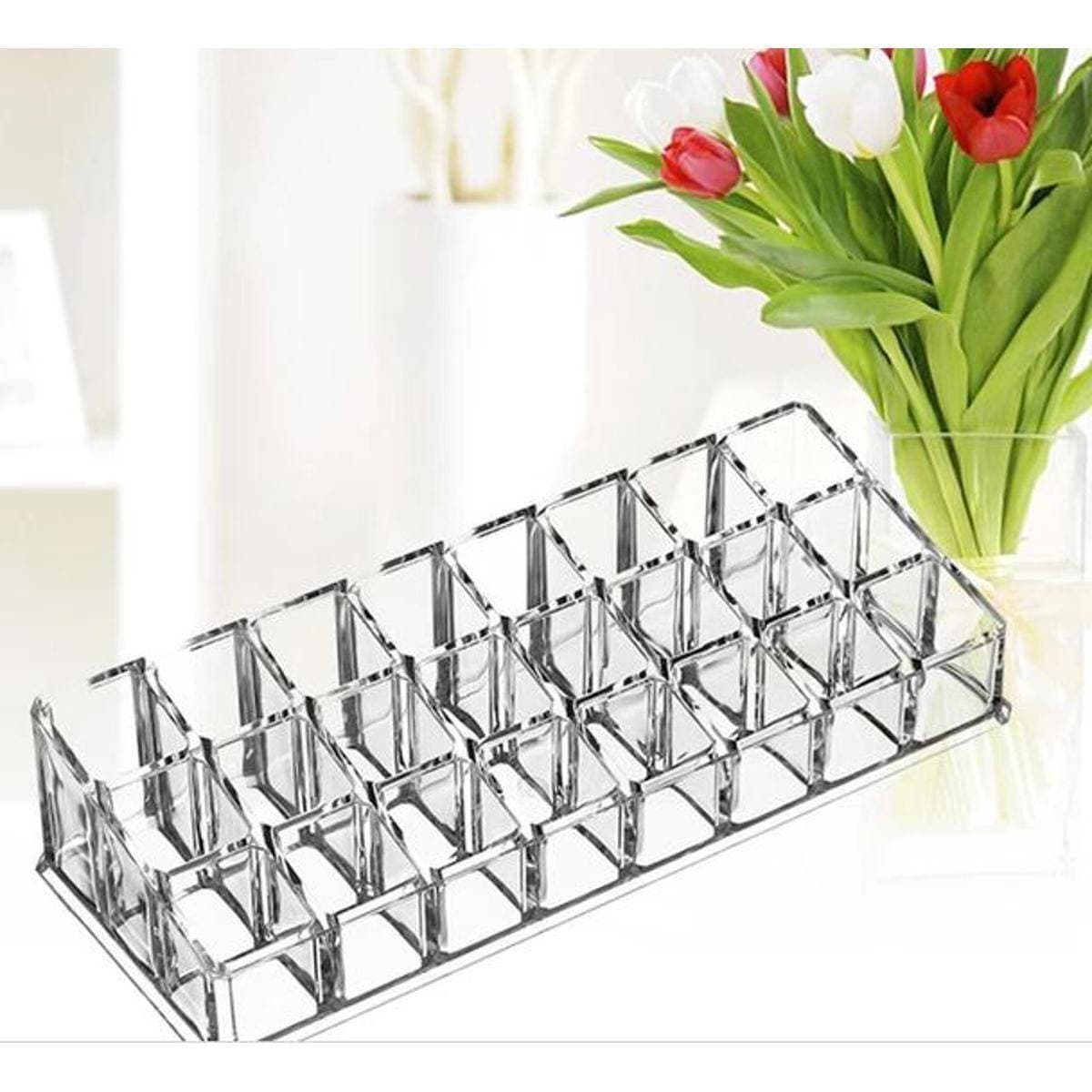 24 Slots Acrylic Lipstick Organizer