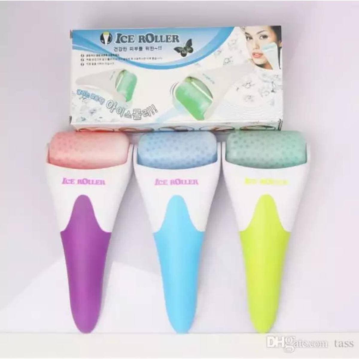 Face Ice Roller Massage Anti-Wrinkle Skin Tighten Lifting Pains Relieve Tool