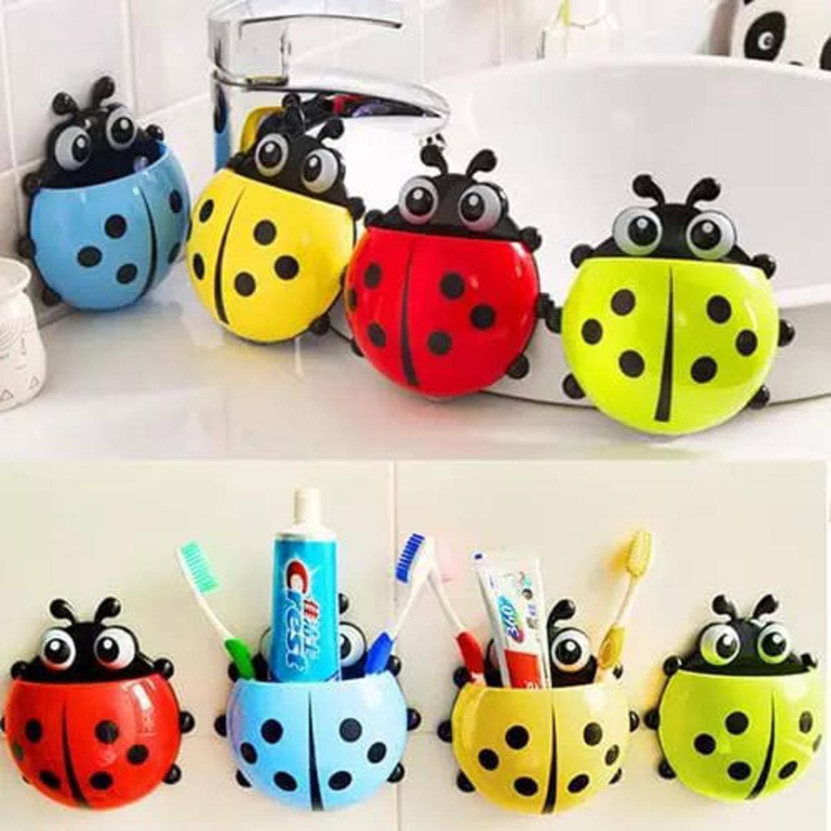 Ladybug Toothpaste Holder