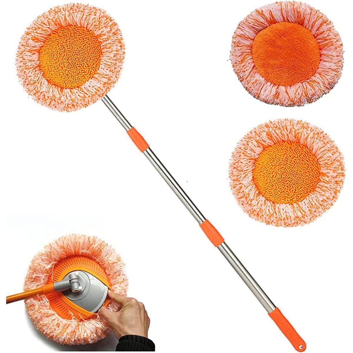 Rotatable Adjustable Cleaning Mop, Extendable Wall Cleaning Mop