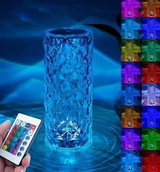 Crystal Diamond Touch Lamp With Remote