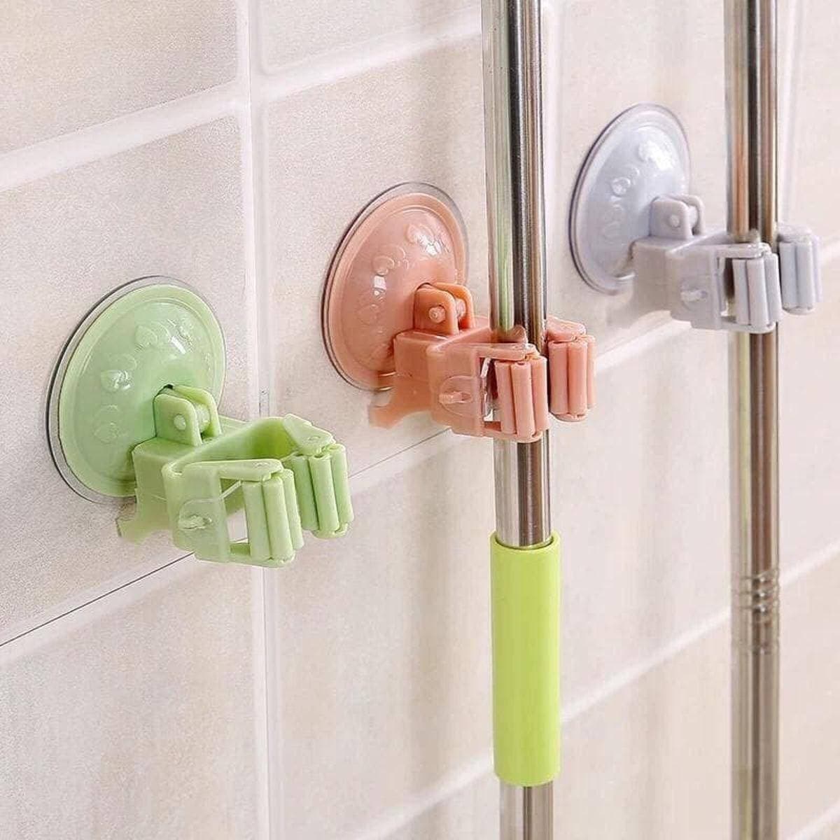 Wall Mounted Mop Organizer Umbrella Holder Brush Broom Hanger