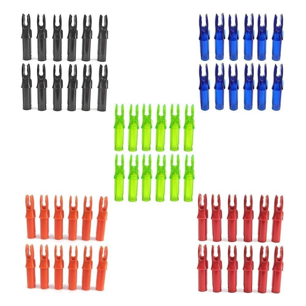 Arrow Nocks For ID 6.2mm Shafts - 12 Pcs