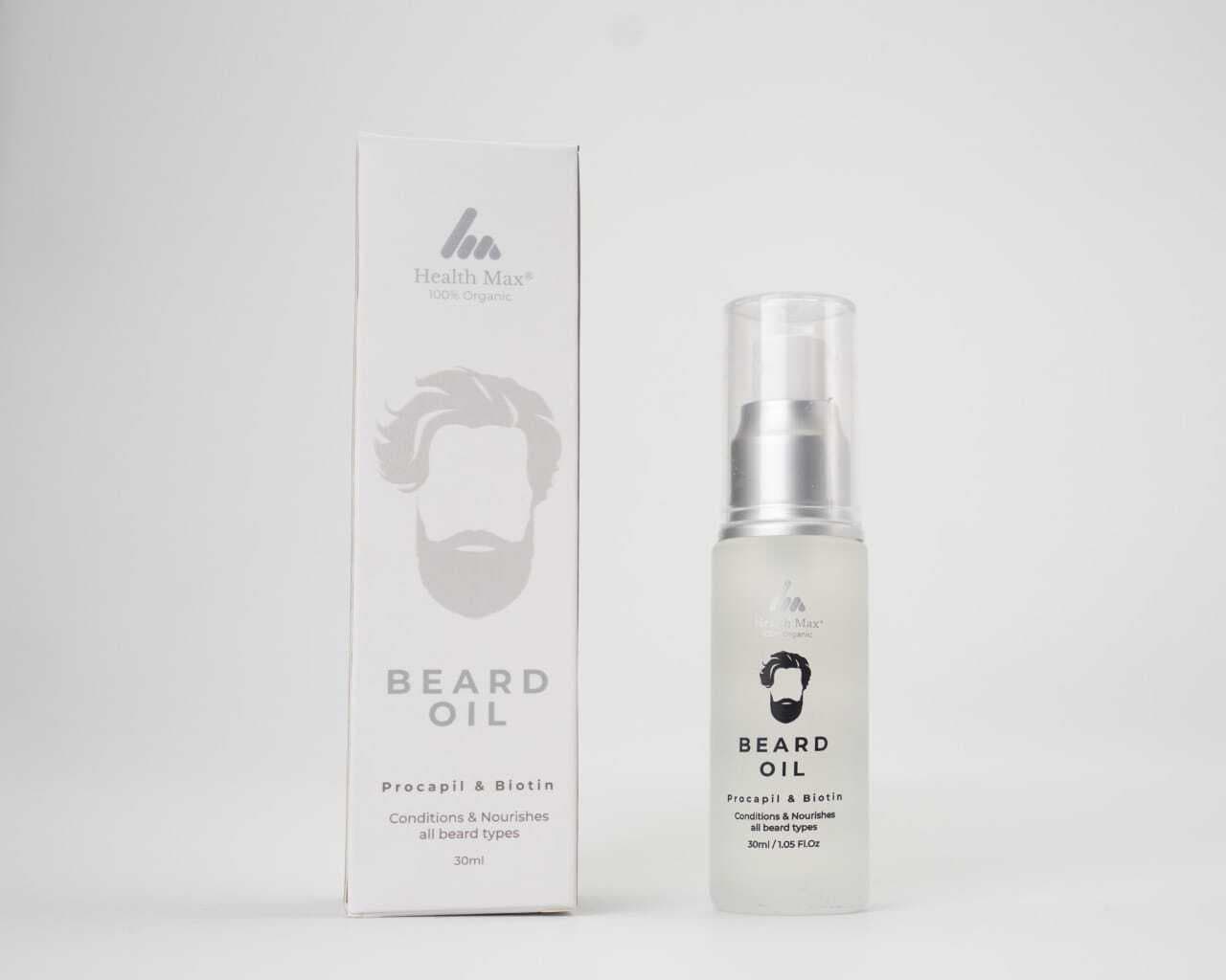 Health Max Organic Beard Oil - 30ml