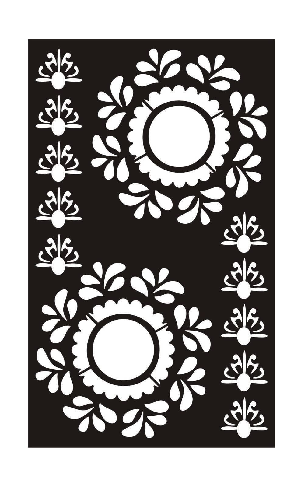 Women's Hand Mehndi Sheet - 1 Piece