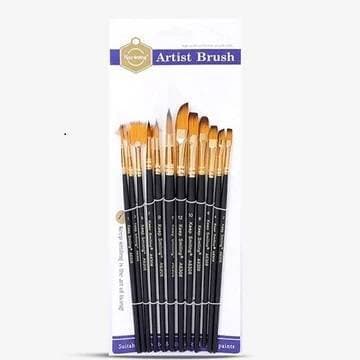 Keep Smiling 12 Pcs Artist Brush Set For Painting